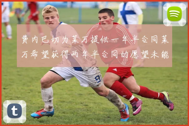 费内巴切为莱万提供一年半合同莱万希望获得两年半合同的愿望未能实现