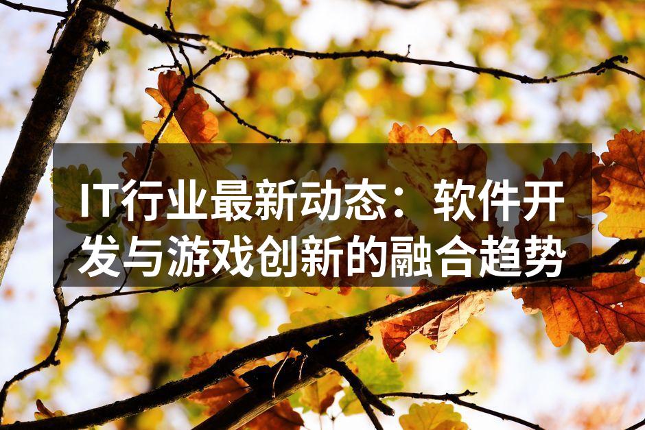 IT行业最新动态:软件开发与游戏创新的融